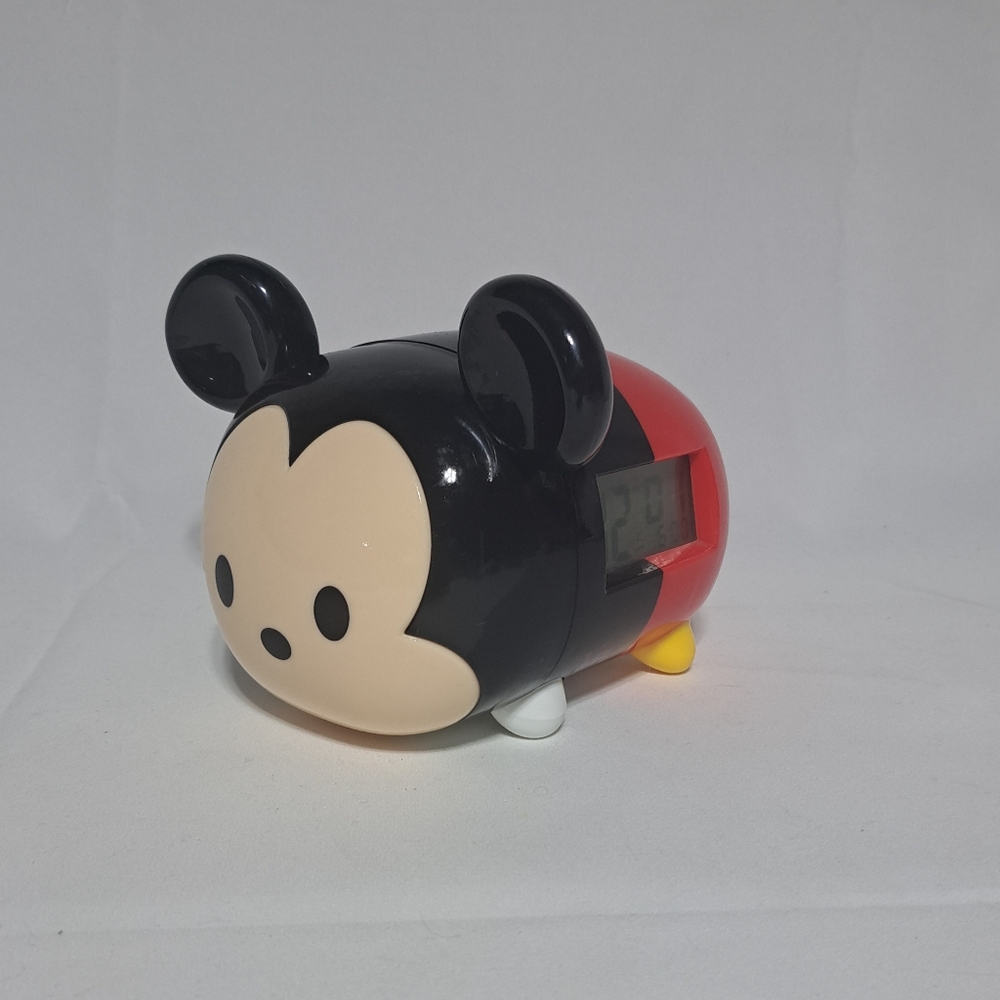 Disney‎ Tsum Tsum Mickey Mouse Lighted Digital Alarm Clock BulbBotz WORKS